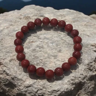 RED JASPER BRACELET -Stone Of Strength & Stability